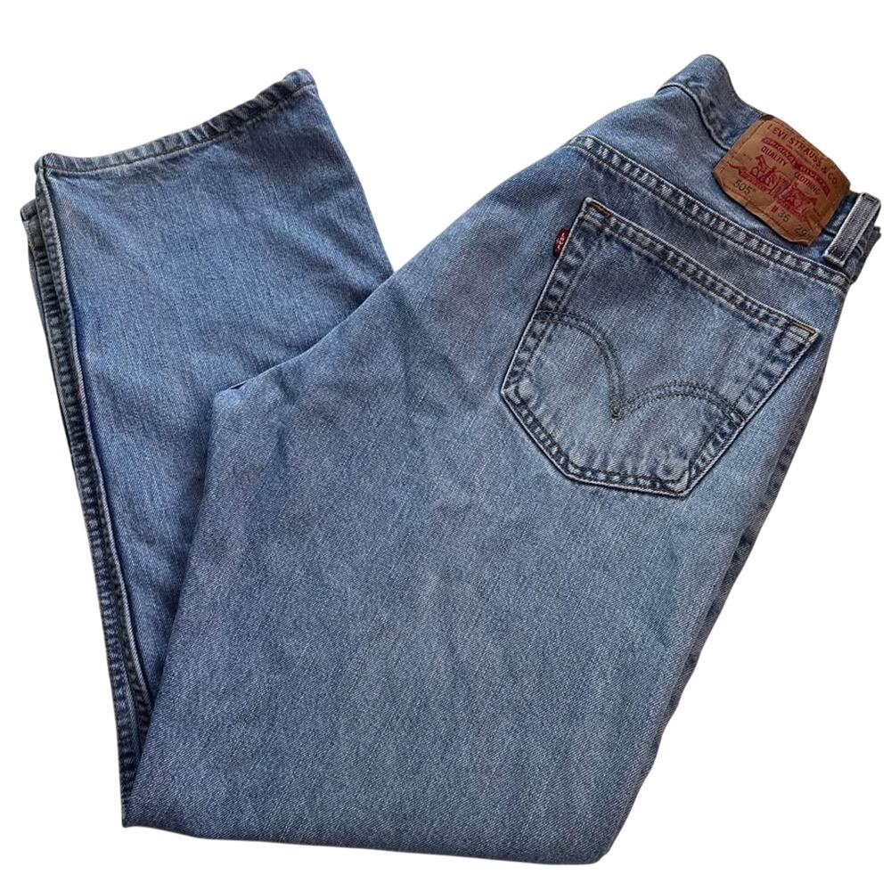 Levi’s 505 regular fit vintage blue jeans Men's size 34x28